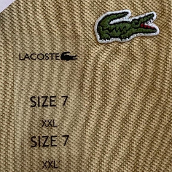 Lacoste Men's Cotton Regular Fit Polo Shirt , NEW - Picture 2 of 6
